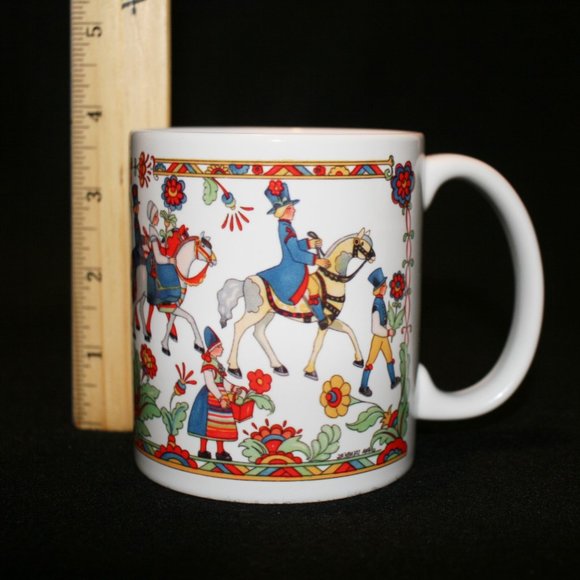 SET OF RENAISSANCE Coffee Mugs with Elaborate Art Medieval Patterns (No Returns) - Picture 12 of 13